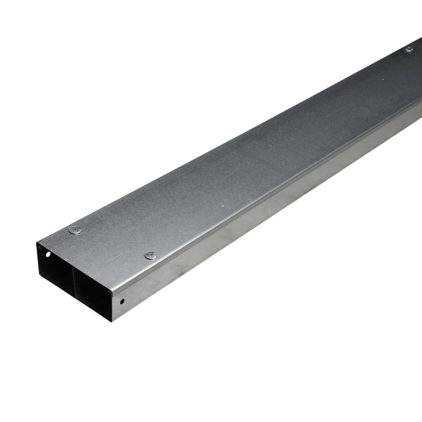 Tamlex 150mm x 50mm IP4X Turnbuckle 2 Compartment Galvanised Steel Trunking (3m Length)