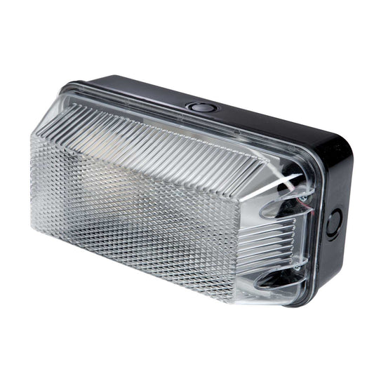 Tamlite 110V BC Polycarbonate Bulkhead Black