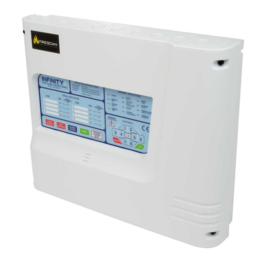 Firescan 2 Zone Infinity Fire Alarm Panel with Batteries
