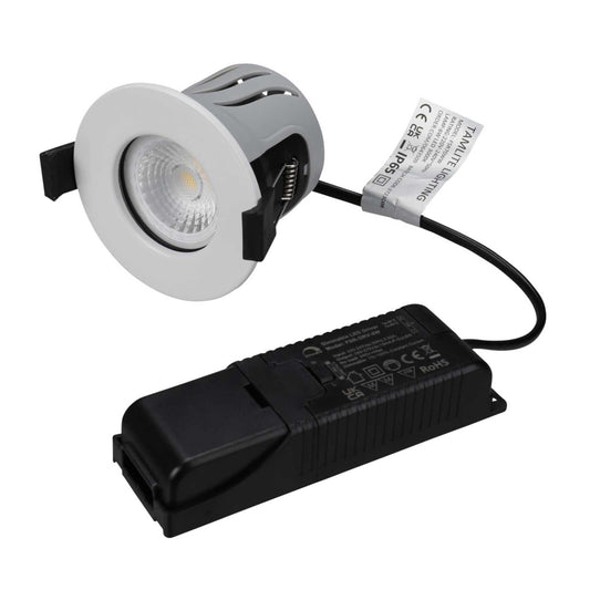Tamlite Firestar 6W LED Fire Rated Dimmable Downlight 3000K