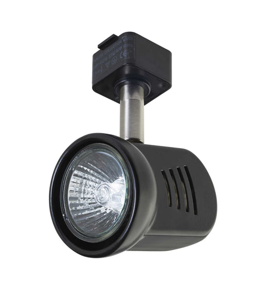 Tamlite 50W GU10 Track Mounted Spotlight Black
