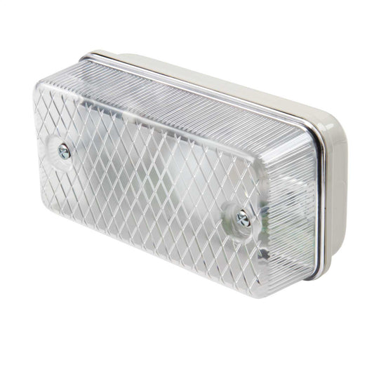 Tamlite BC Rectangular Aluminium Bulkhead Polycarbonate Diffuser
