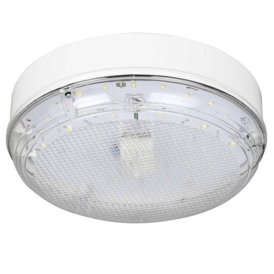 Tamlite Nimrod 17W LED Circular Bulkhead White / Prismatic 4000K
