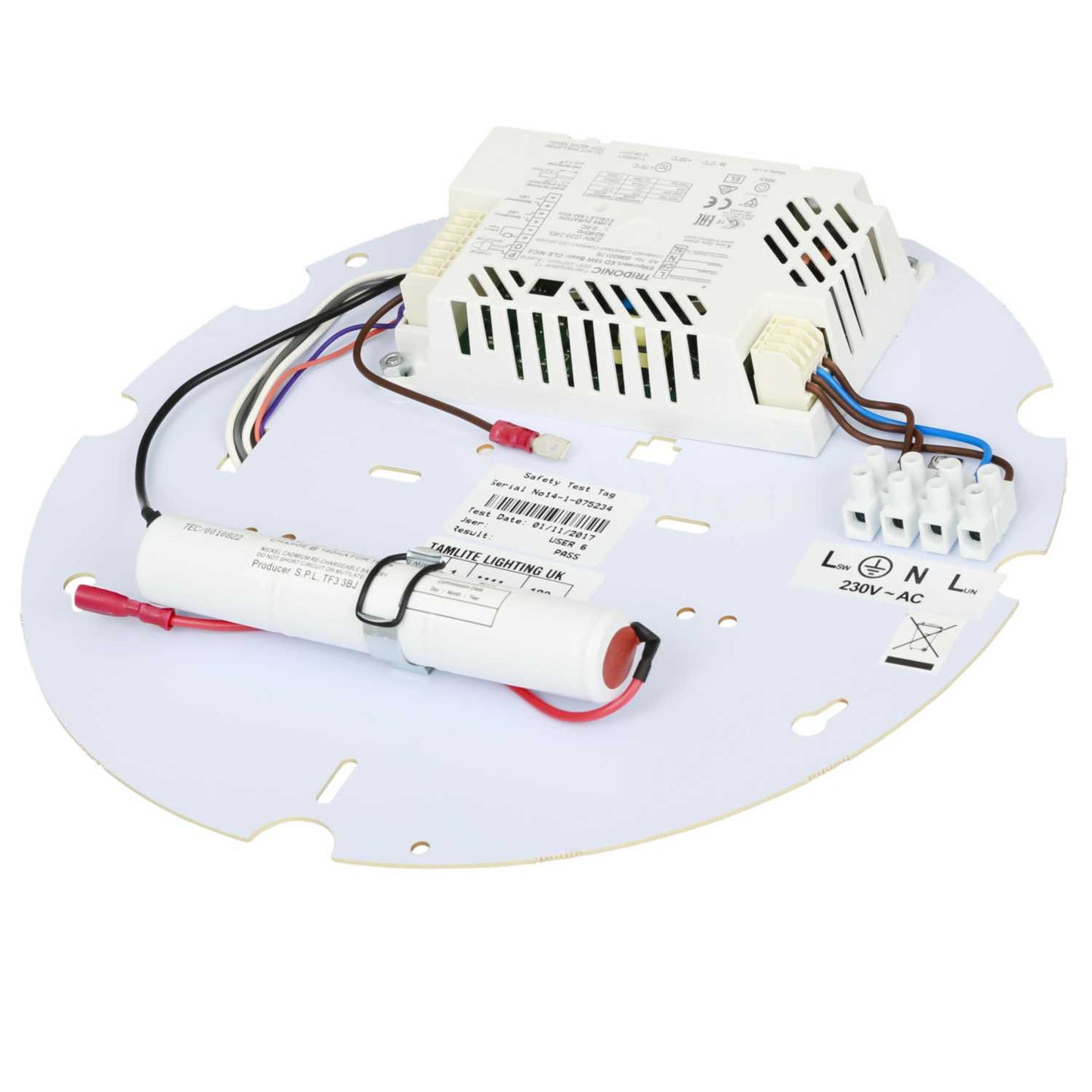 Tamlite 17W 2D Retrofit Maintained Emergency LED Gear Tray HF