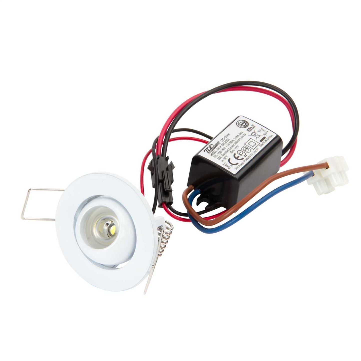 Starlite 1W LED Mini Adjustable Downlight White 4000K