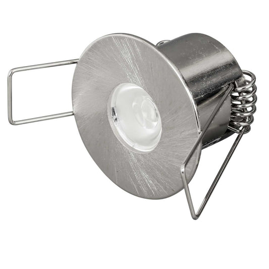 Starlite 1W LED Mini Fixed Downlight Satin Nickel 4000K