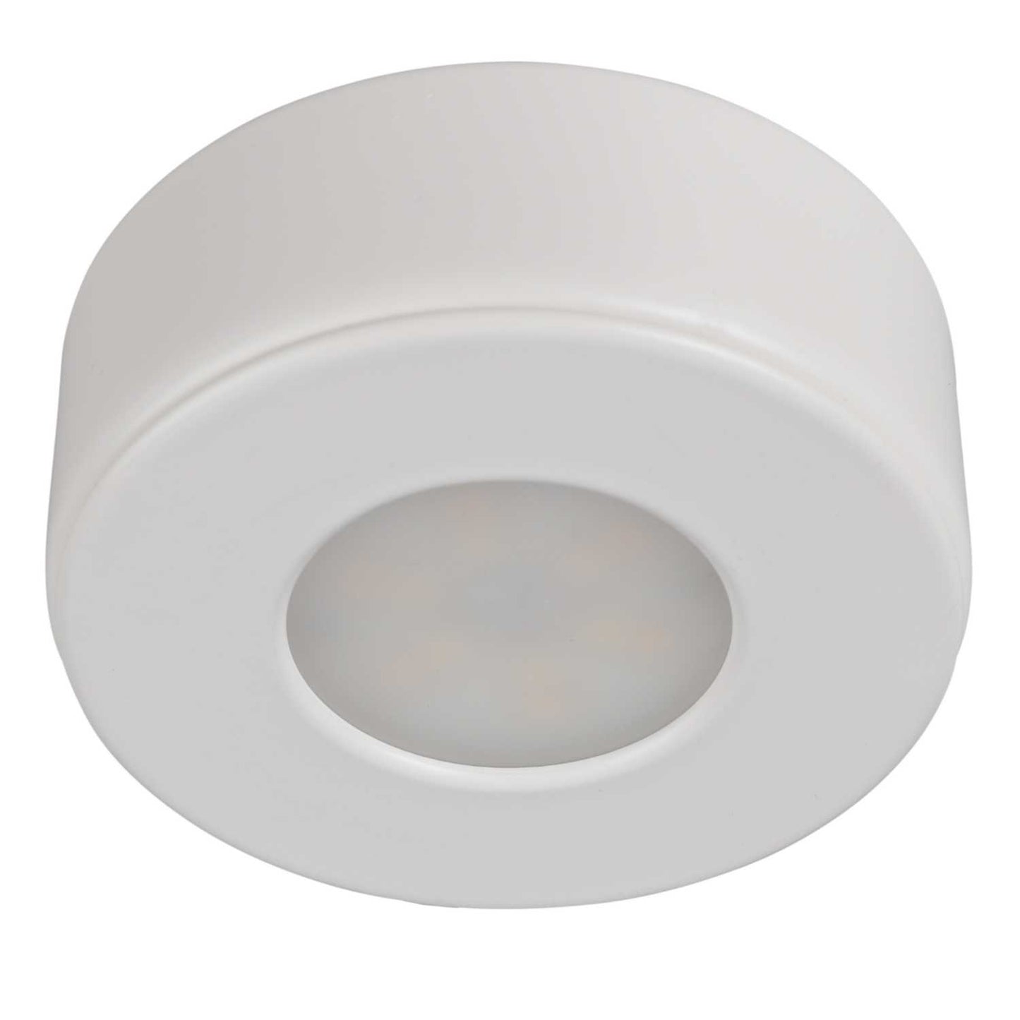 Xcite 3W LED Circular Recessed or Surface CCT Cabinet Light White