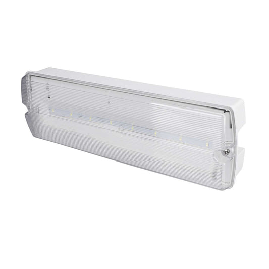 Xcite 3W LED Maintained Emergency Bulkhead with Self Test