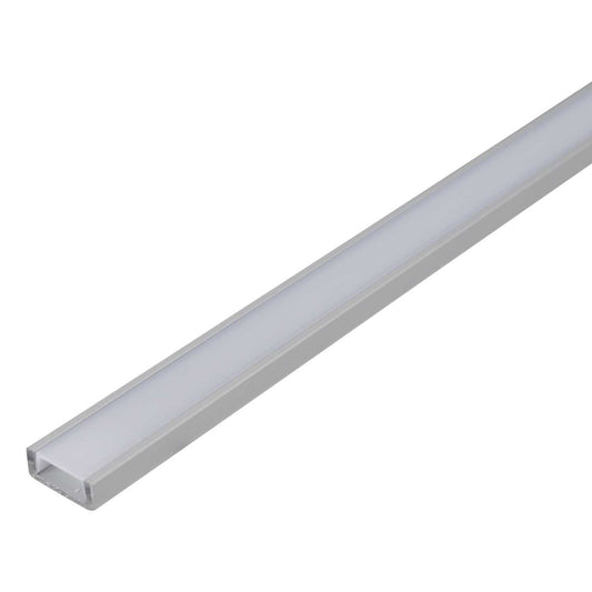 Xcite 1m Shallow Surface Aluminium Profile for LED Strip