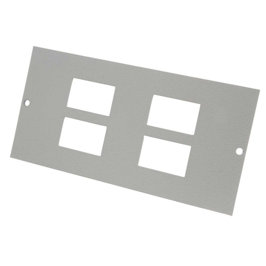 Tass 4 x RJ45 / LJ6C Data Outlet Plate for Floor Box