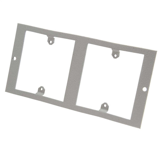 Tass 2 x 1 Gang Standard Twin Accessory Plate for Floor Box