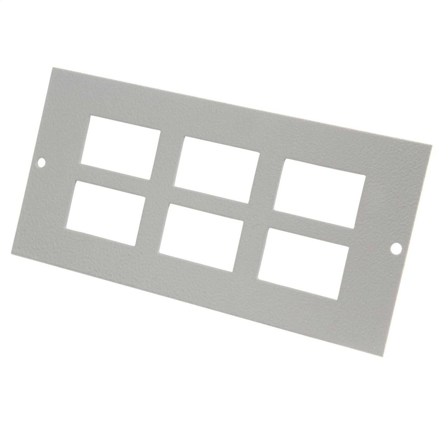 Tass 6 x RJ45 / LJ6C Data Outlet Plate for Floor Box