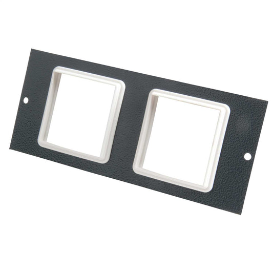 Tass 2 x 50mm x 50mm Euro Module Plate for Floor Box