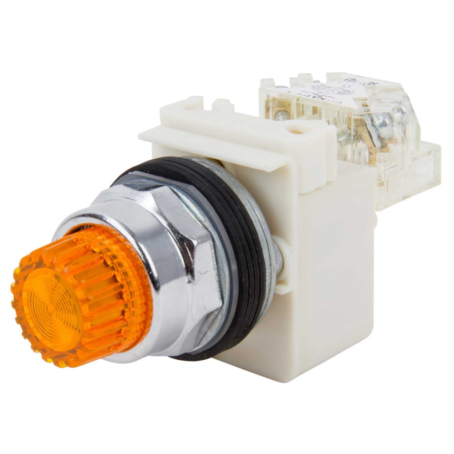 Schneider Harmony 9001 Amber Illuminated Pushbutton Spring Return 24V