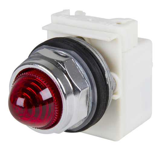 Schneider Harmony 9001 Round Pilot Light BA9s 240V AC IP66 Red