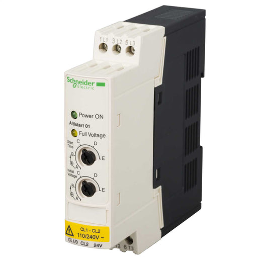 Schneider Altistart 3A 0.55kW - 1.1kW 110V - 480V Soft Starter for Asynchronous Motor