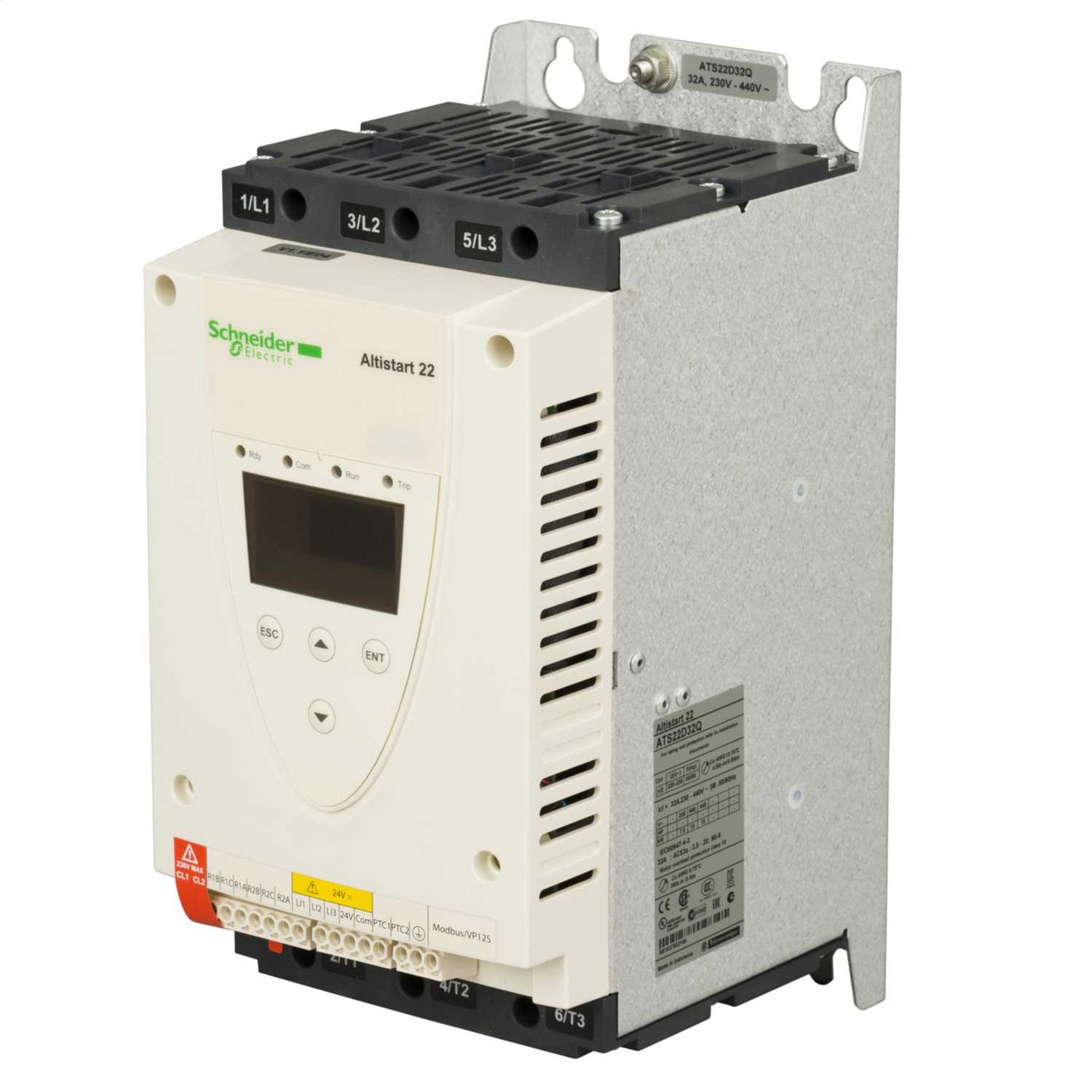 Schneider Altistart 230V (7.5kW) or 400V - 440V (15kW) Soft Starter for Asynchronous Motor