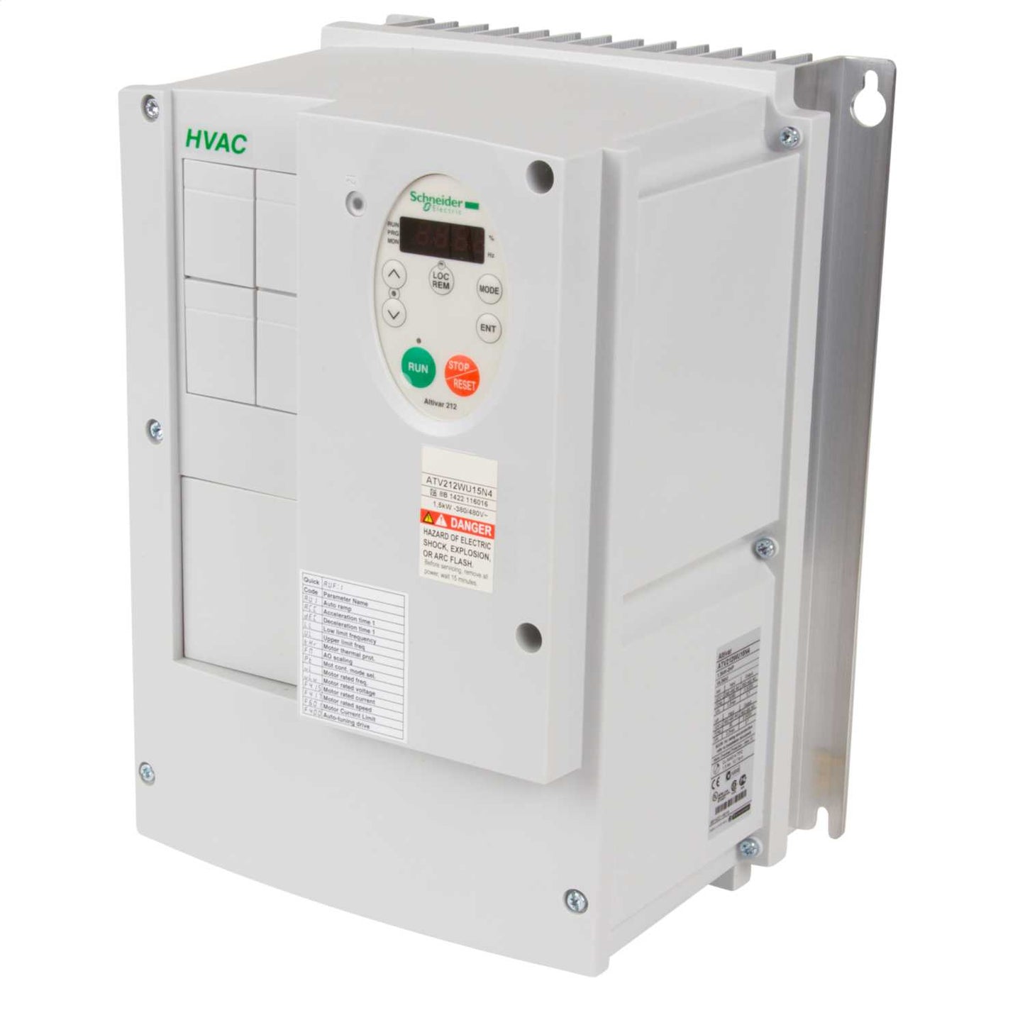 Schneider Altivar 480V 1.5kW 2hp Variable 1hp Speed Drive