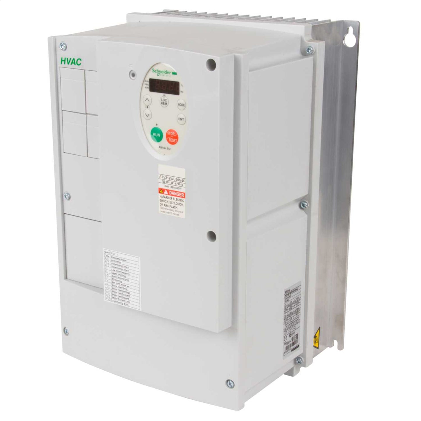 Schneider Altivar 480V 3kW 4hp Variable Speed Drive EMC Class 1