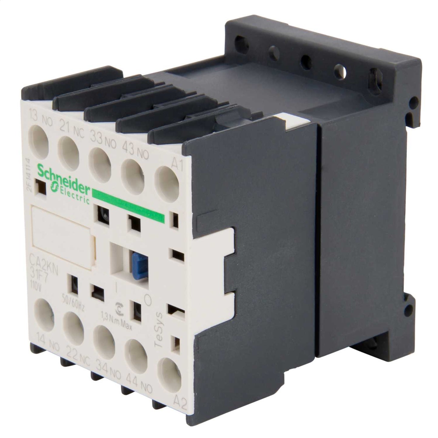 Schneider TeSys 110V Control Relay 3 NO + 1 NC Contacts