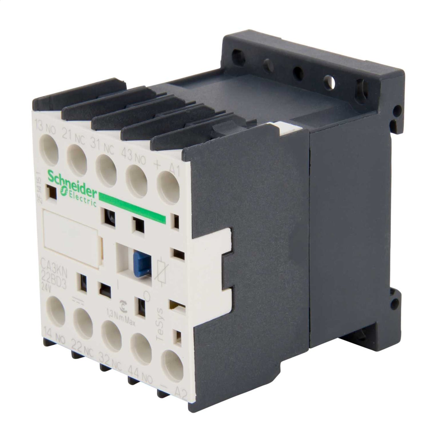 Schneider TeSys 24V DC Control Relay 2 NO + 2 NC Contacts with Diode Suppressor