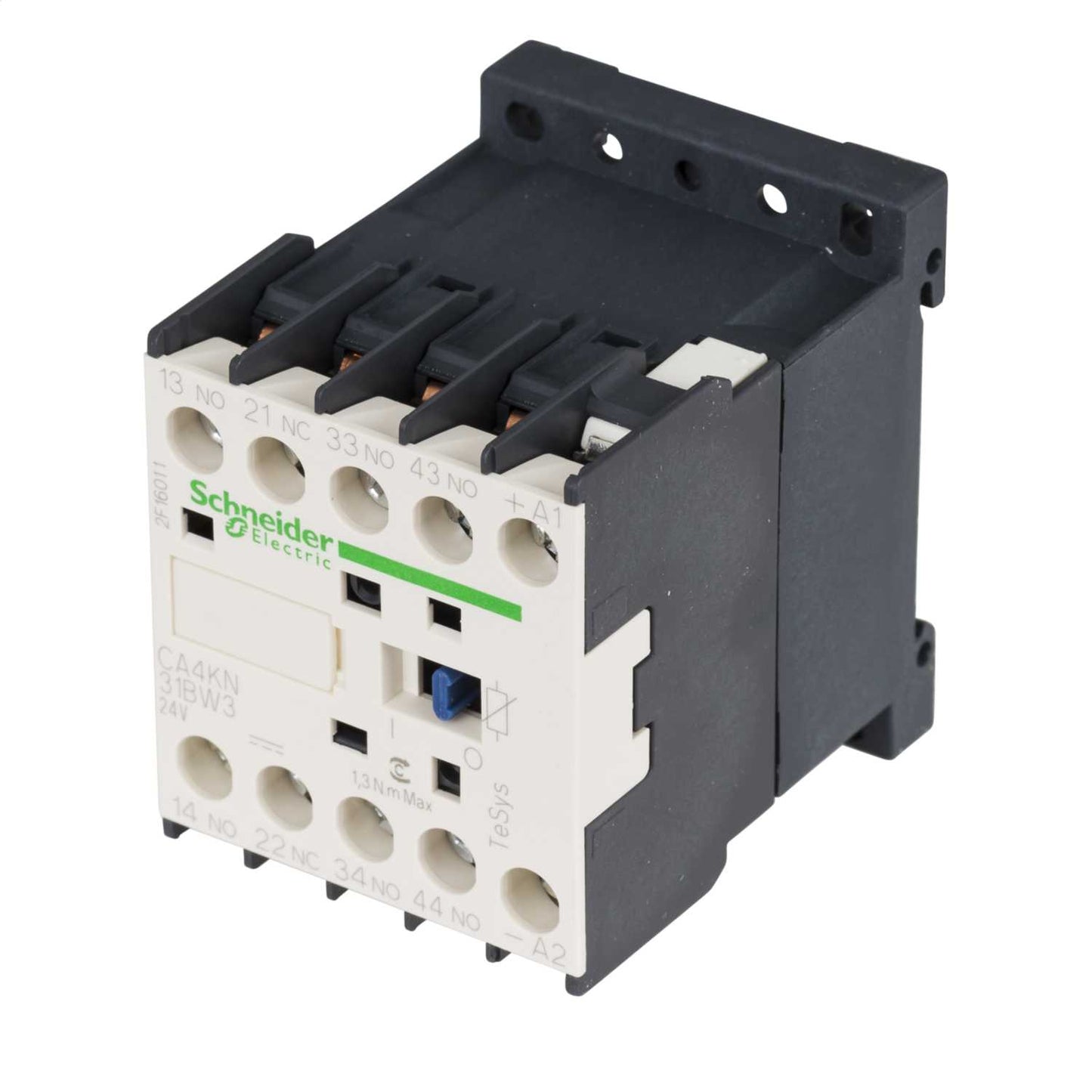 Schneider TeSys 24V DC Control Relay 3 NO + 1 NC Contacts (Low Consumption Coil)