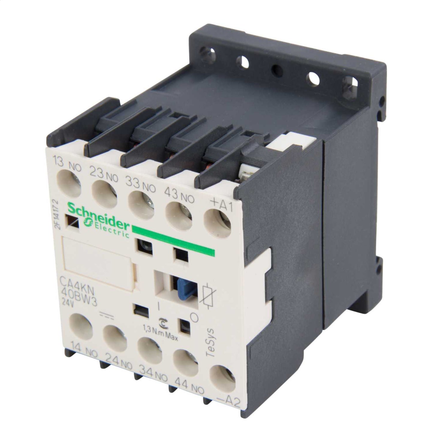 Schneider TeSys 24V DC Control Relay 4 NO Contacts (Low Consumption Coil)