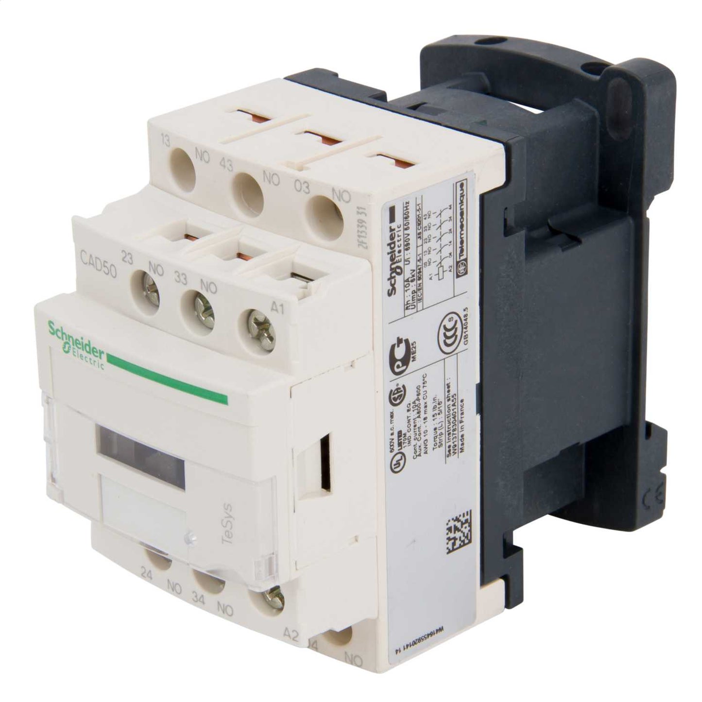 Schneider TeSys 240V AC 10A Control Relay 5 NO Contacts