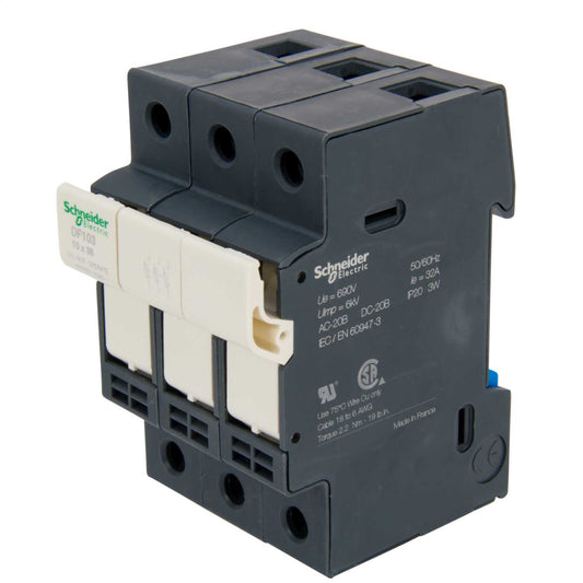 Schneider TeSys 32A TP Fuse Disconnector Black