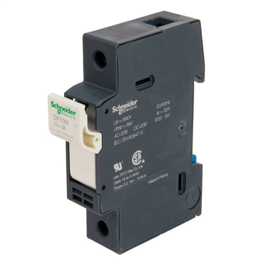 Schneider TeSys 32A Neutral Fuse Disconnector Black