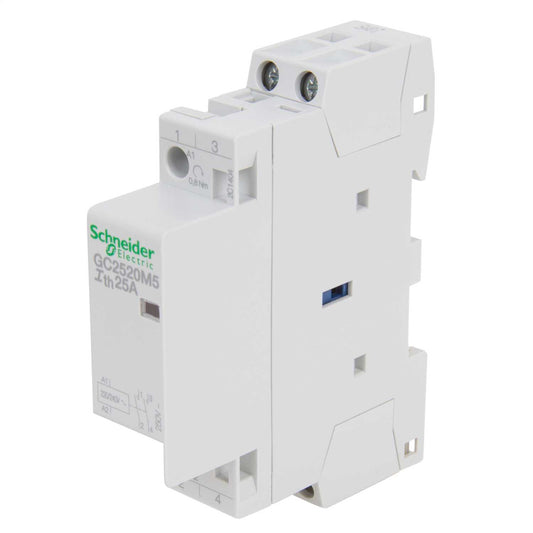 Schneider TeSys 25A 230V AC 2 Pole Contactor with 2 NO Contacts