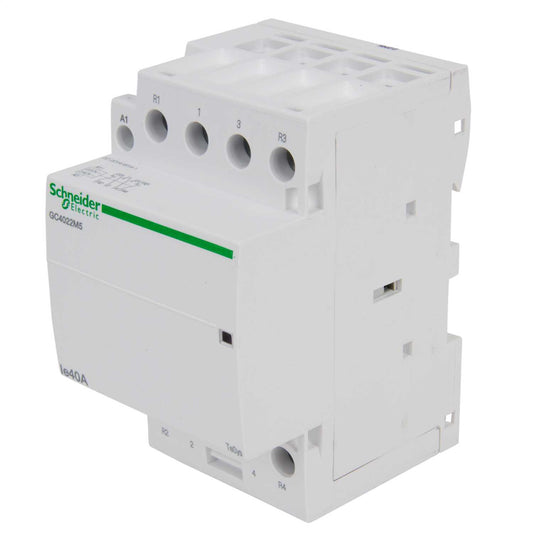 Schneider TeSys 40A 230V AC 4 Pole Contactor with 2 NO + 2 NC Contacts