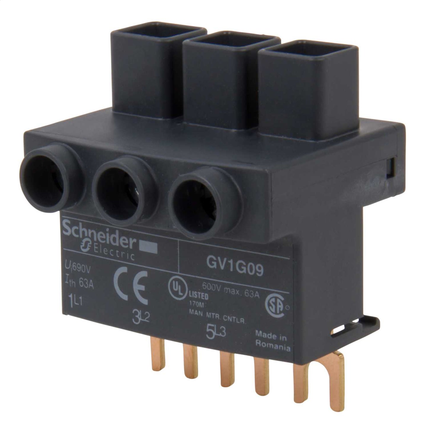 Schneider TeSys 63A Triple Pole Terminal Block