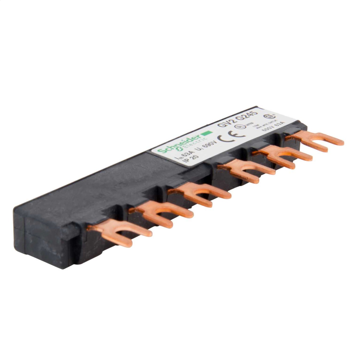 Schneider TeSys 63A 3 Pole 2 Tap Off Comb Busbar