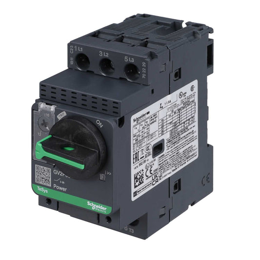 Schneider TeSys 1 to 1.6A 100kA Thermal Magnetic Circuit Breaker