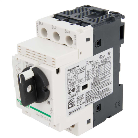 Schneider TeSys 2.5A to 4A 100kA Thermal Magnetic Circuit Breaker
