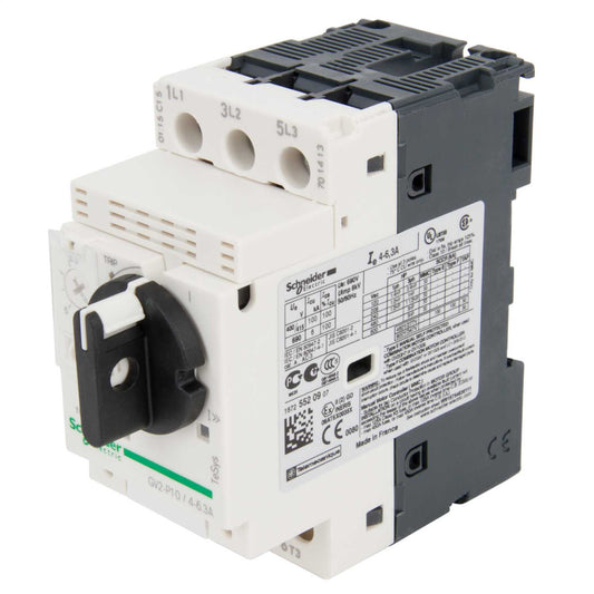 Schneider TeSys 4A to 6.3A 100kA Thermal Magnetic Circuit Breaker