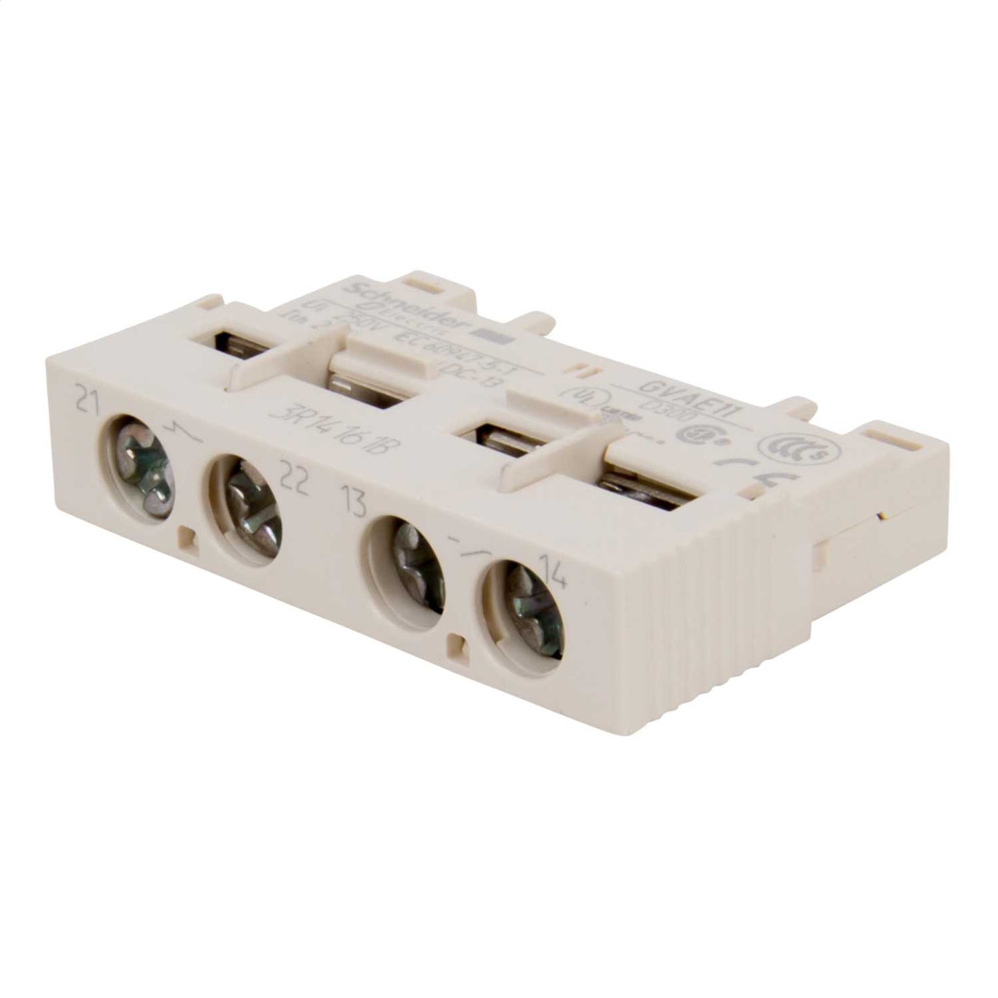 Schneider TeSys GV2 / GV3 2.5A 1 NO + 1 NC Auxiliary Contact