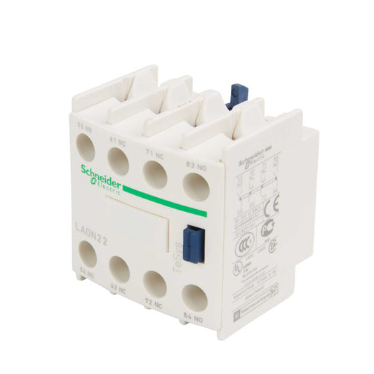 Schneider TeSys Auxiliary Contact Block 2 NO + 2 NC Contacts