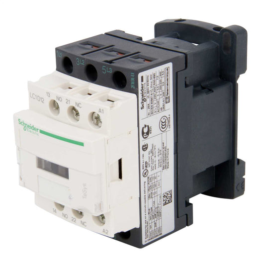 Schneider TeSys 12A Contactor 3 Pole 3 NO Contacts 110V AC Coil
