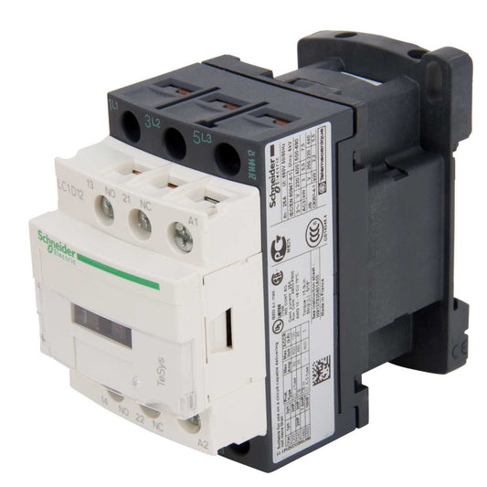 Schneider TeSys 12A Contactor 3 Pole 3 NO 415V Coil AC3