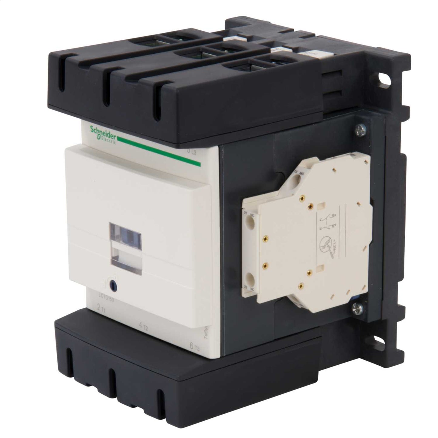 Schneider TeSys 150A Contactor 3 Pole 3 NO Contacts 110V AC Coil