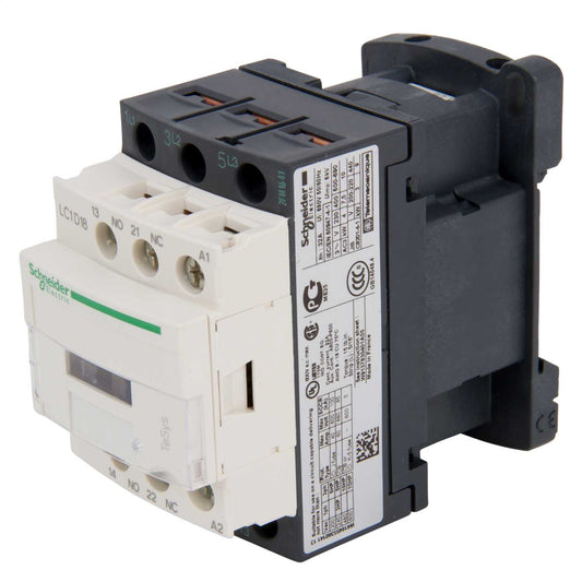 Schneider TeSys 18A Contactor 3 Pole 3 NO Contacts 24V AC Coil