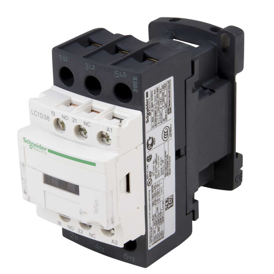 Schneider TeSys 38A Contactor 3 Pole 3 NO Contacts 400V AC Coil