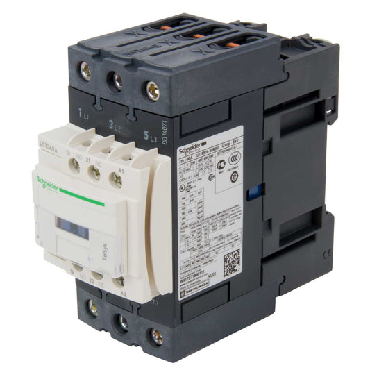 Schneider TeSys 40A Contactor 3 Pole 3 NO Contacts 110V AC Coil