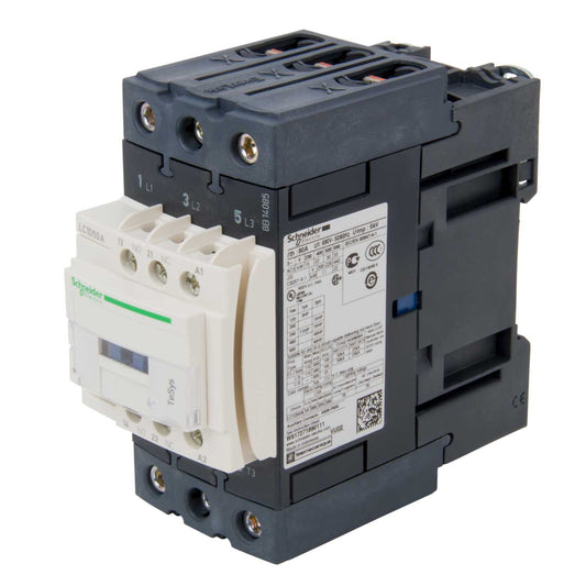 Schneider TeSys 50A Contactor 3 Pole 3 NO Contacts 110V AC Coil