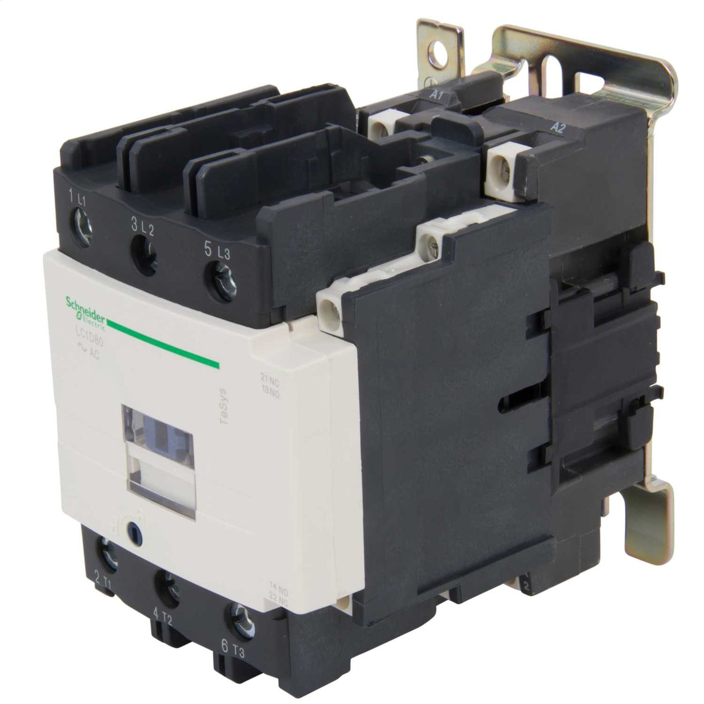 Schneider TeSys 80A Contactor 3 Pole 3 NO Contacts 240V AC Coil