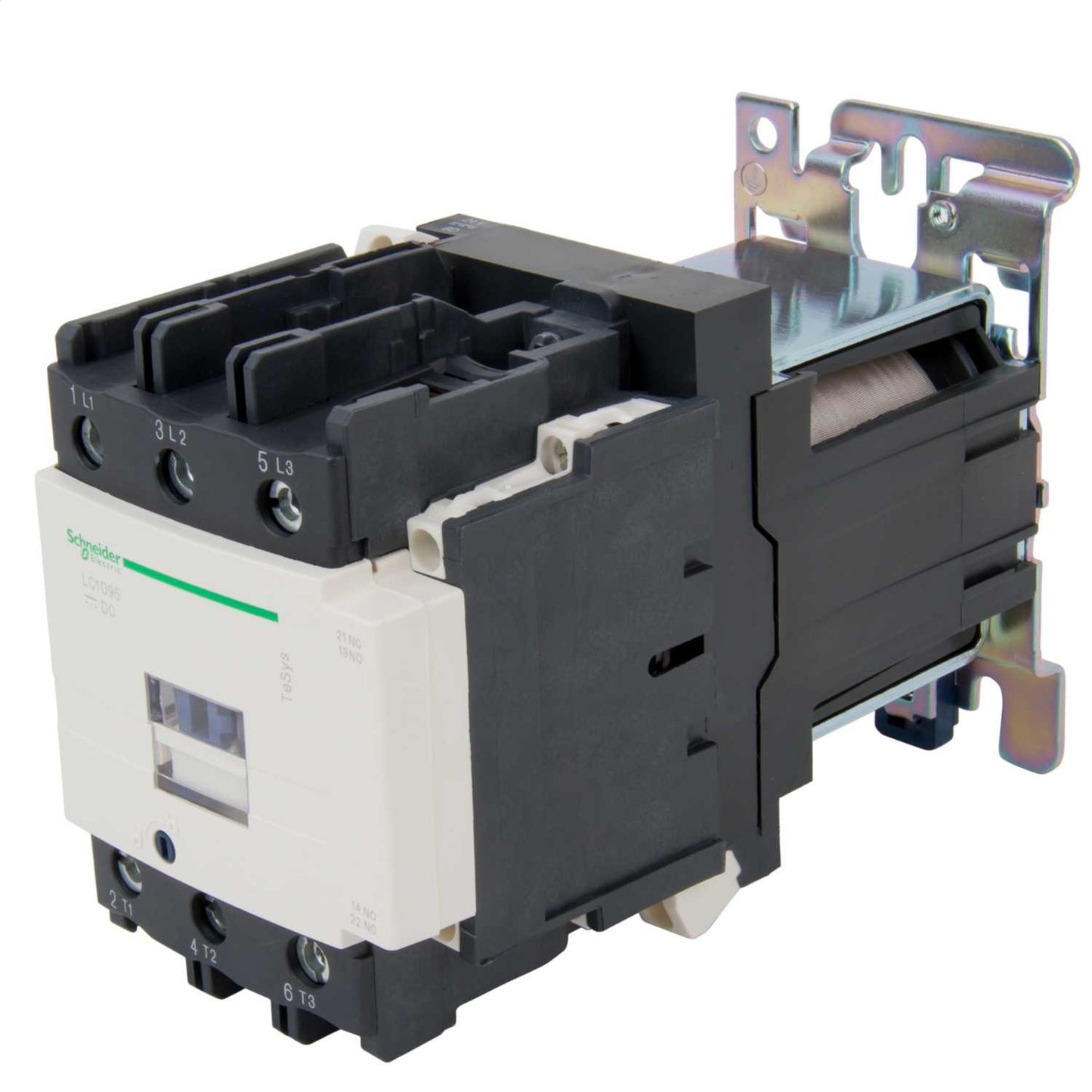 Schneider TeSys 95A Contactor 3 Pole 3 NO Contacts 24V DC Coil