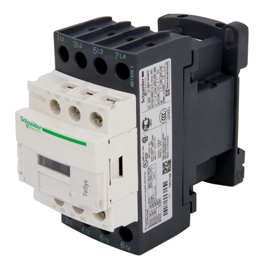 Schneider TeSys 20A Contactor 4 Pole 4 NO Contacts 240V AC Coil
