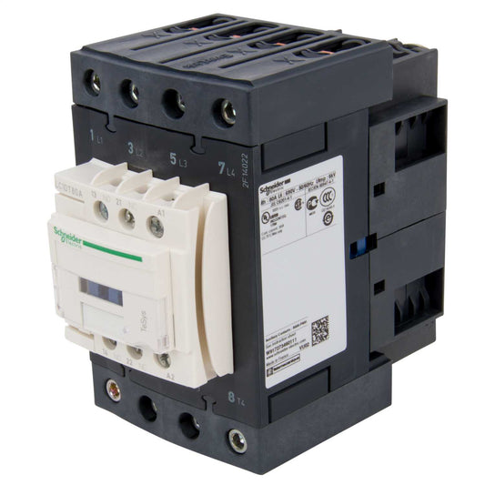 Schneider TeSys 80A Contactor 4 Pole 4 NO Contacts 24V AC Coil